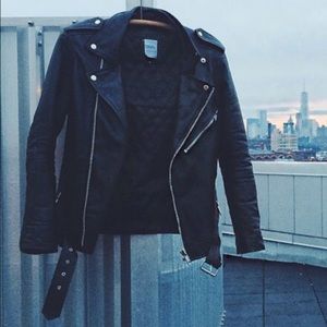 NWT LF genuine leather moto jacket